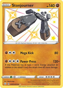 Stonjourner - Shining Fates: Shiny Vault (SHFSV) #SV075/SV122 - Holo Rare Pokémon Trading Card