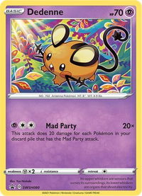 Dedenne - SWSH080 - SWSH: Sword & Shield Promo Cards (SWSD) #SWSH080 - Promo Pokémon Trading Card