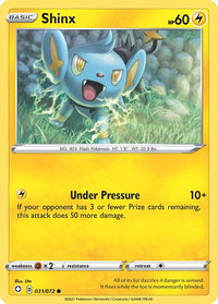 Shinx - Shining Fates (SHF) #031/072 - Common Pokémon Trading Card