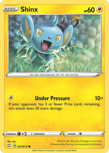 Shinx - Shining Fates Pokémon trading card