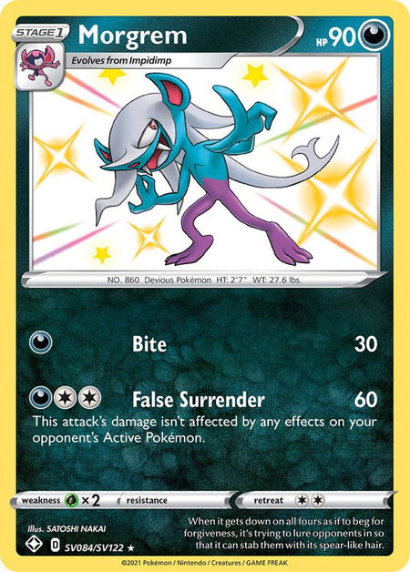 Morgrem - Shining Fates: Shiny Vault Pokémon trading card