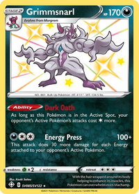Grimmsnarl - Shining Fates: Shiny Vault (SHFSV) #SV085/SV122 - Holo Rare Pokémon Trading Card