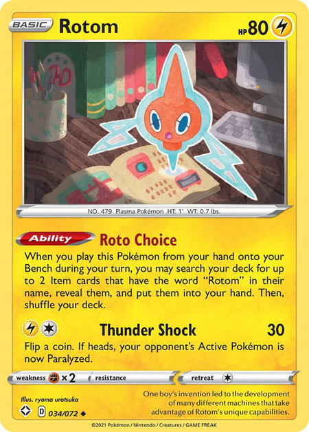 Rotom - Shining Fates Pokémon trading card