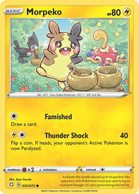 Morpeko (035) - Shining Fates (SHF) #035/072 - Common Pokémon Trading Card