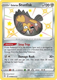 Galarian Stunfisk - Shining Fates: Shiny Vault (SHFSV) #SV088/SV122 - Holo Rare Pokémon Trading Card