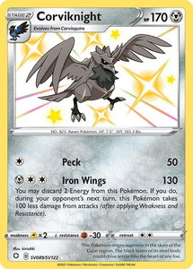 Corviknight - Shining Fates: Shiny Vault (SHFSV) #SV089/SV122 - Holo Rare Pokémon Trading Card