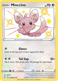 Minccino - Shining Fates: Shiny Vault (SHFSV) #SV093/SV122 - Holo Rare Pokémon Trading Card