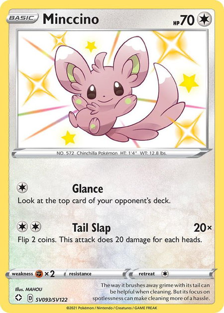 Minccino - Shining Fates: Shiny Vault Pokémon trading card