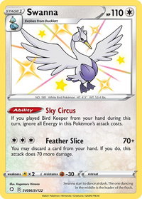 Swanna - Shining Fates: Shiny Vault (SHFSV) #SV096/SV122 - Holo Rare Pokémon Trading Card