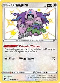 Oranguru - Shining Fates: Shiny Vault (SHFSV) #SV098/SV122 - Holo Rare Pokémon Trading Card