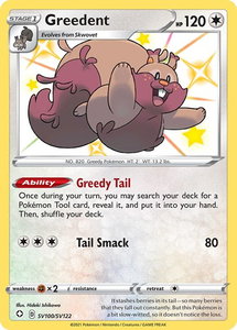 Greedent - Shining Fates: Shiny Vault (SHFSV) #SV100/SV122 - Holo Rare Pokémon Trading Card