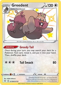 Greedent - Shining Fates: Shiny Vault (SHFSV) #SV100/SV122 - Holo Rare Pokémon Trading Card
