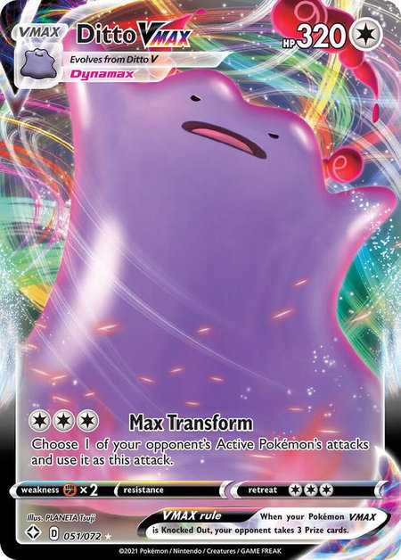 Ditto VMAX - Shining Fates Pokémon trading card