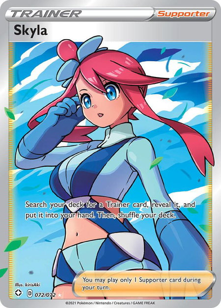 Skyla (Full Art) - Shining Fates Pokémon trading card