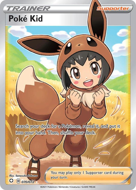 Poke Kid (Full Art) - Shining Fates Pokémon trading card