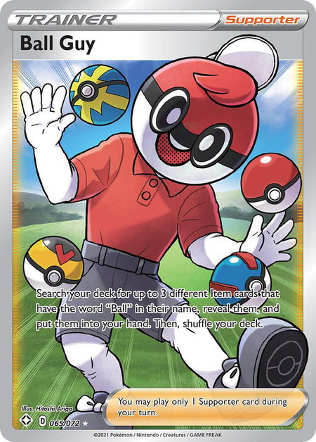Ball Guy (Full Art) - Shining Fates Pokémon trading card