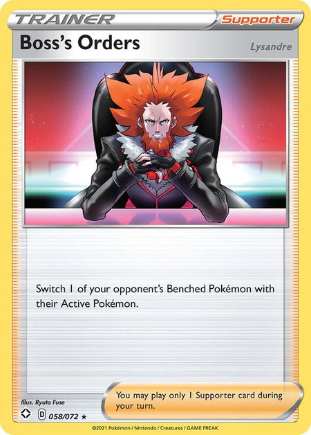 Boss's Orders - Shining Fates Pokémon trading card