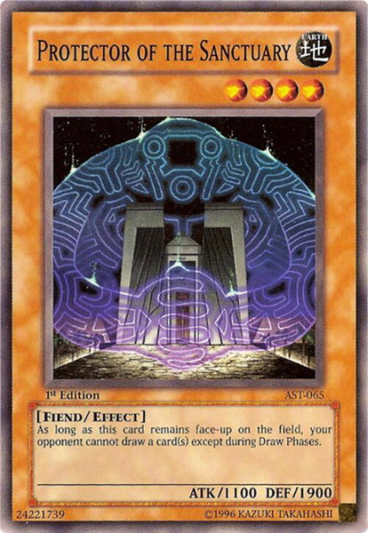 Protector of the Sanctuary trading card from Ancient Sanctuary Protector of the Sanctuary - Ancient Sanctuary YuGiOh trading card