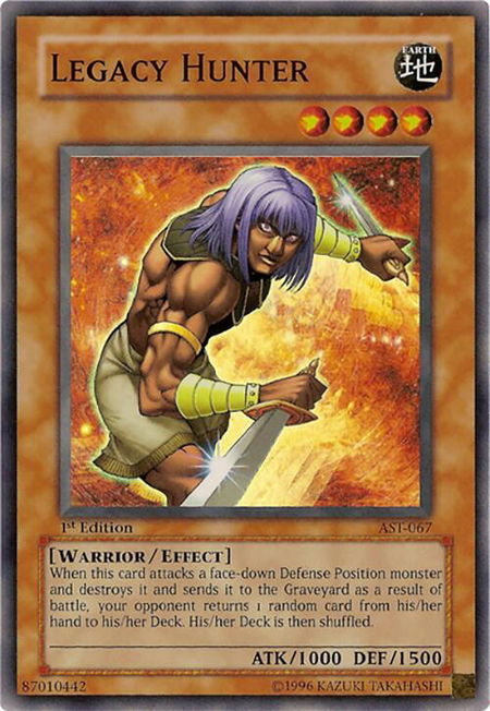 Legacy Hunter - Ancient Sanctuary YuGiOh trading card