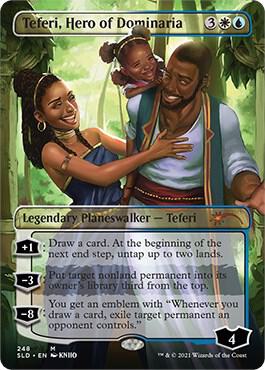 Teferi, Hero of Dominaria - Secret Lair Drop Series Magic: The Gathering trading card