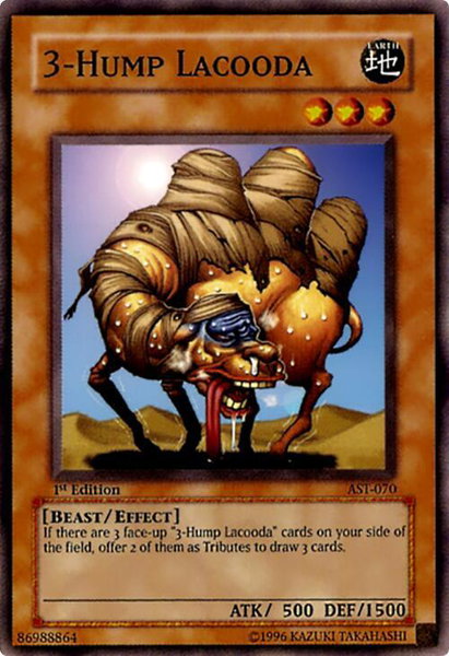 3-Hump Lacooda - Ancient Sanctuary YuGiOh trading card
