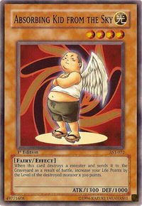 Absorbing Kid from the Sky - Ancient Sanctuary (AST) #AST-072 - Common / Short Print YuGiOh Trading Card