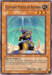 Elephant Statue of Blessing - Ancient Sanctuary (AST) #AST-073 - Common / Short Print YuGiOh Trading Card