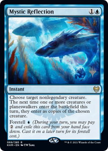 Mystic Reflection - Promo Pack: Kaldheim (PPKHM) #69p - Rare Magic: The Gathering Trading Card