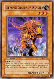 Elephant Statue of Disaster - Ancient Sanctuary (AST) #AST-074 - Common / Short Print YuGiOh Trading Card
