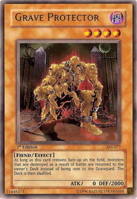 Grave Protector - Ancient Sanctuary (AST) #AST-077 - Rare YuGiOh Trading Card