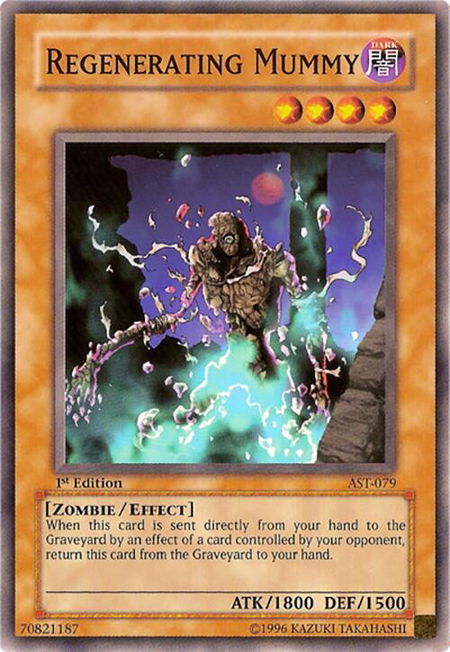 Regenerating Mummy - Ancient Sanctuary YuGiOh trading card