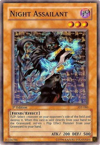 Night Assailant - Ancient Sanctuary (AST) #AST-080 - Common / Short Print YuGiOh Trading Card