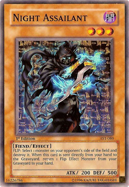 Night Assailant - Ancient Sanctuary YuGiOh trading card