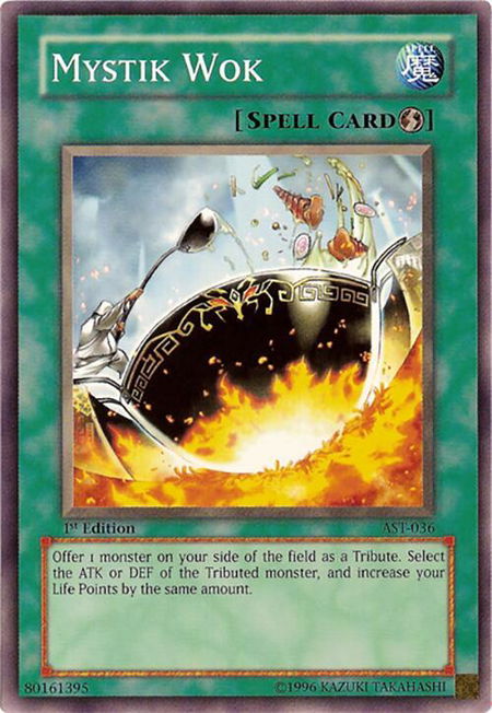 Mystik Wok - Ancient Sanctuary YuGiOh trading card