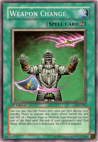 Weapon Change - Ancient Sanctuary YuGiOh trading card