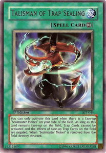 Talisman of Trap Sealing - Ancient Sanctuary (AST) #AST-044 - Rare YuGiOh Trading Card