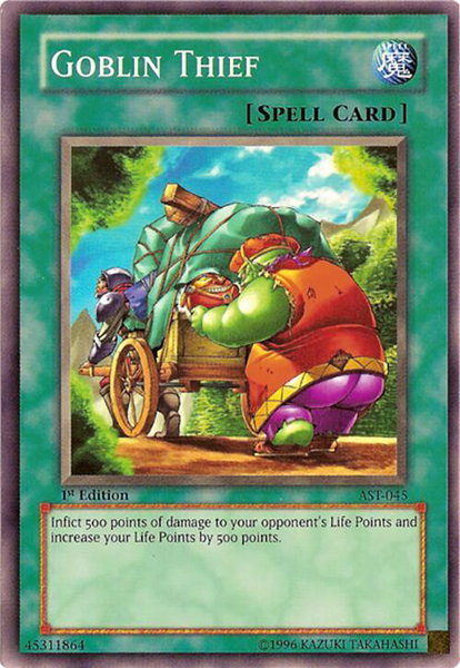 Goblin Thief - Ancient Sanctuary YuGiOh trading card