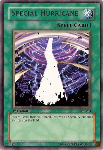 Special Hurricane trading card from Ancient Sanctuary Special Hurricane - Ancient Sanctuary YuGiOh trading card