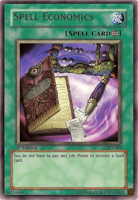 Spell Economics - Ancient Sanctuary YuGiOh trading card