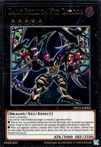 Dark Requiem Xyz Dragon (UTR) - OTS Tournament Pack 15 (OP15) #OP15-EN002 - Ultimate Rare YuGiOh Trading Card