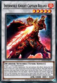 Infernoble Knight Captain Roland - OTS Tournament Pack 15 (OP15) #OP15-EN010 - Super Rare YuGiOh Trading Card