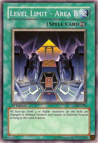 Level Limit - Area B - Ancient Sanctuary (AST) #AST-092 - Common / Short Print YuGiOh Trading Card