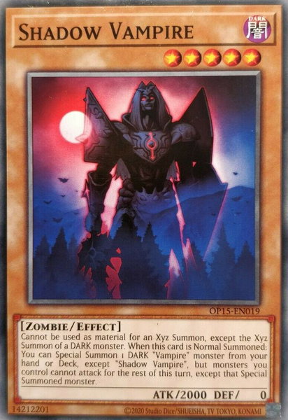 Shadow Vampire trading card from OTS Tournament Pack 15 Shadow Vampire - OTS Tournament Pack 15 YuGiOh trading card