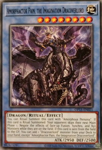 Amorphactor Pain, the Imagination Dracoverlord - OTS Tournament Pack 15 (OP15) #OP15-EN021 - Common / Short Print YuGiOh Trading Card