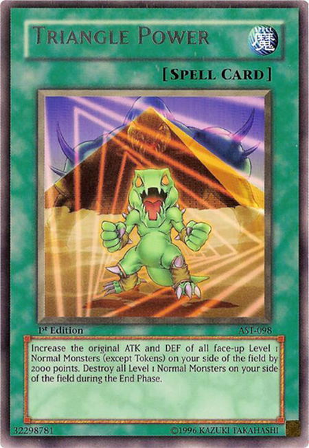 Triangle Power - Ancient Sanctuary YuGiOh trading card