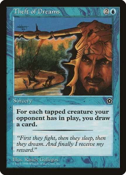 Theft of Dreams - Portal Second Age Magic: The Gathering trading card
