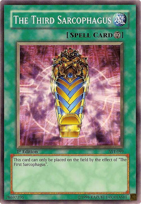 The Third Sarcophagus - Ancient Sanctuary YuGiOh trading card