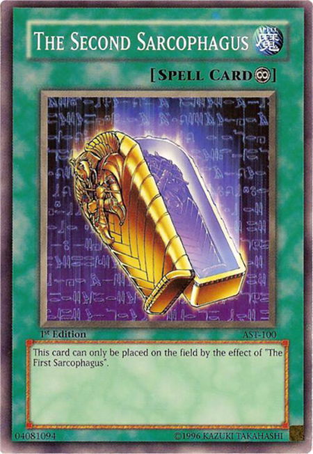 The Second Sarcophagus - Ancient Sanctuary YuGiOh trading card