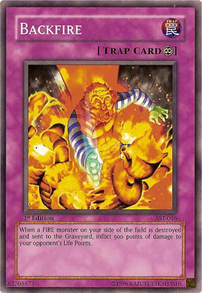 Backfire - Ancient Sanctuary YuGiOh trading card