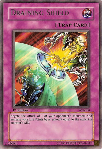 Draining Shield - Ancient Sanctuary YuGiOh trading card